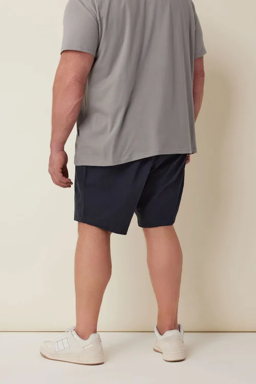 BadRhino Navy Blue Stretch Elasticated Waist Chino Shorts - 3XL Image 3