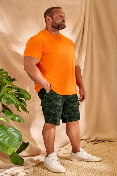 BadRhino Big & Tall Green Camo Cargo Shorts - 44 W Image 1