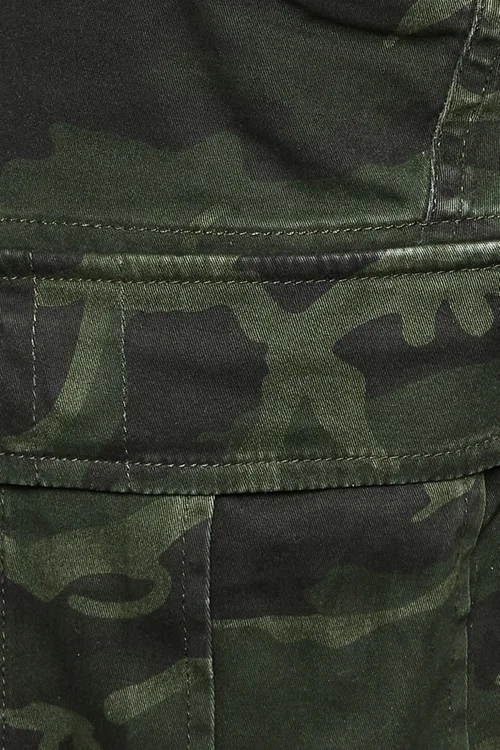 BadRhino Big & Tall Green Camo Cargo Shorts - 44 W Image 4
