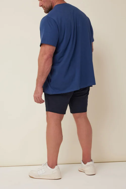 BadRhino Big & Tall Navy Blue Stretch Chino Shorts - 56 W Image 3