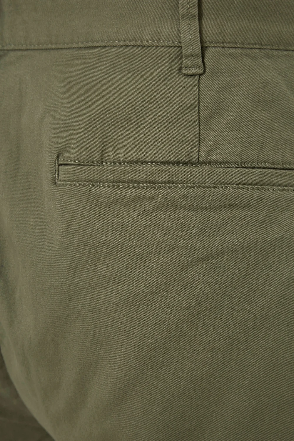 BadRhino Big & Tall Khaki Green Stretch Chino Shorts - 60 W Image 5