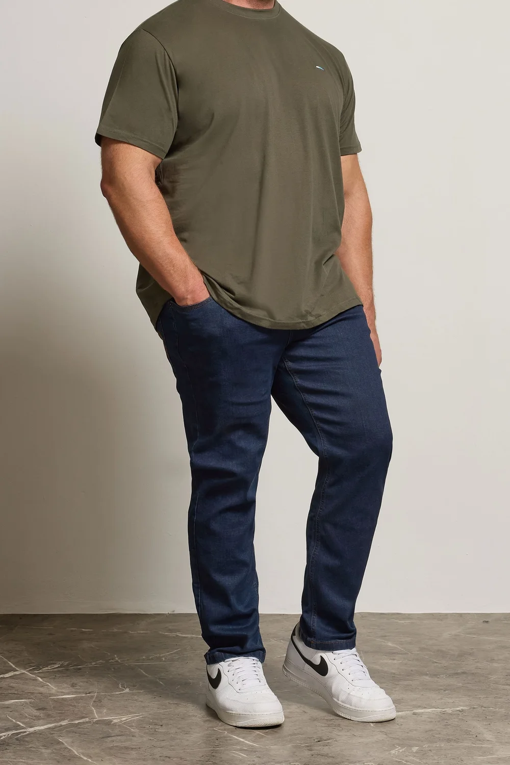 BadRhino Indigo Blue Straight Leg Stretch Jeans - 38/L32 Image 1