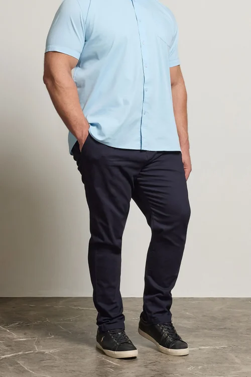 BadRhino Navy Blue Stretch Chinos - 48/L30 Image 1
