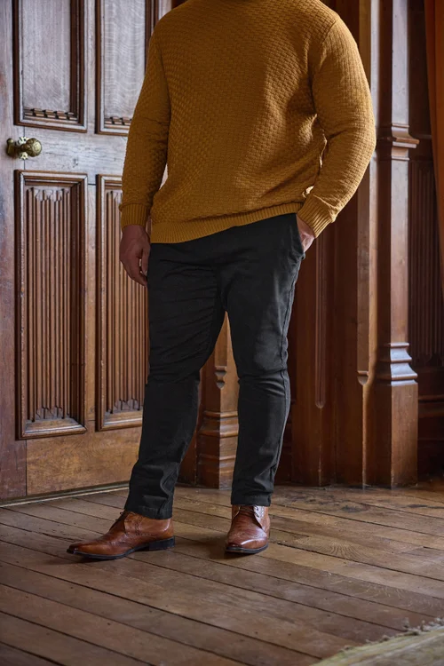 BadRhino Black Stretch Chinos - 56/L34 Image 5
