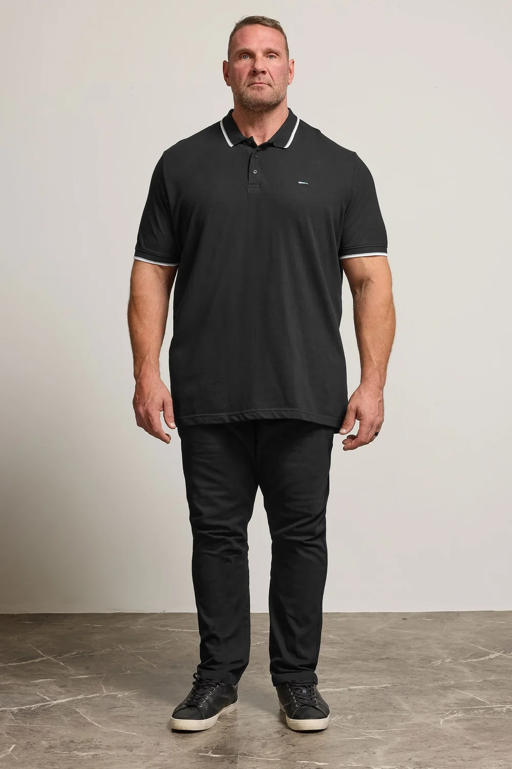 BadRhino Black Stretch Chinos - 56/L34 Image 2