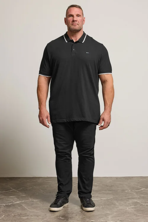 BadRhino Black Stretch Chinos - 56/L34 Image 2