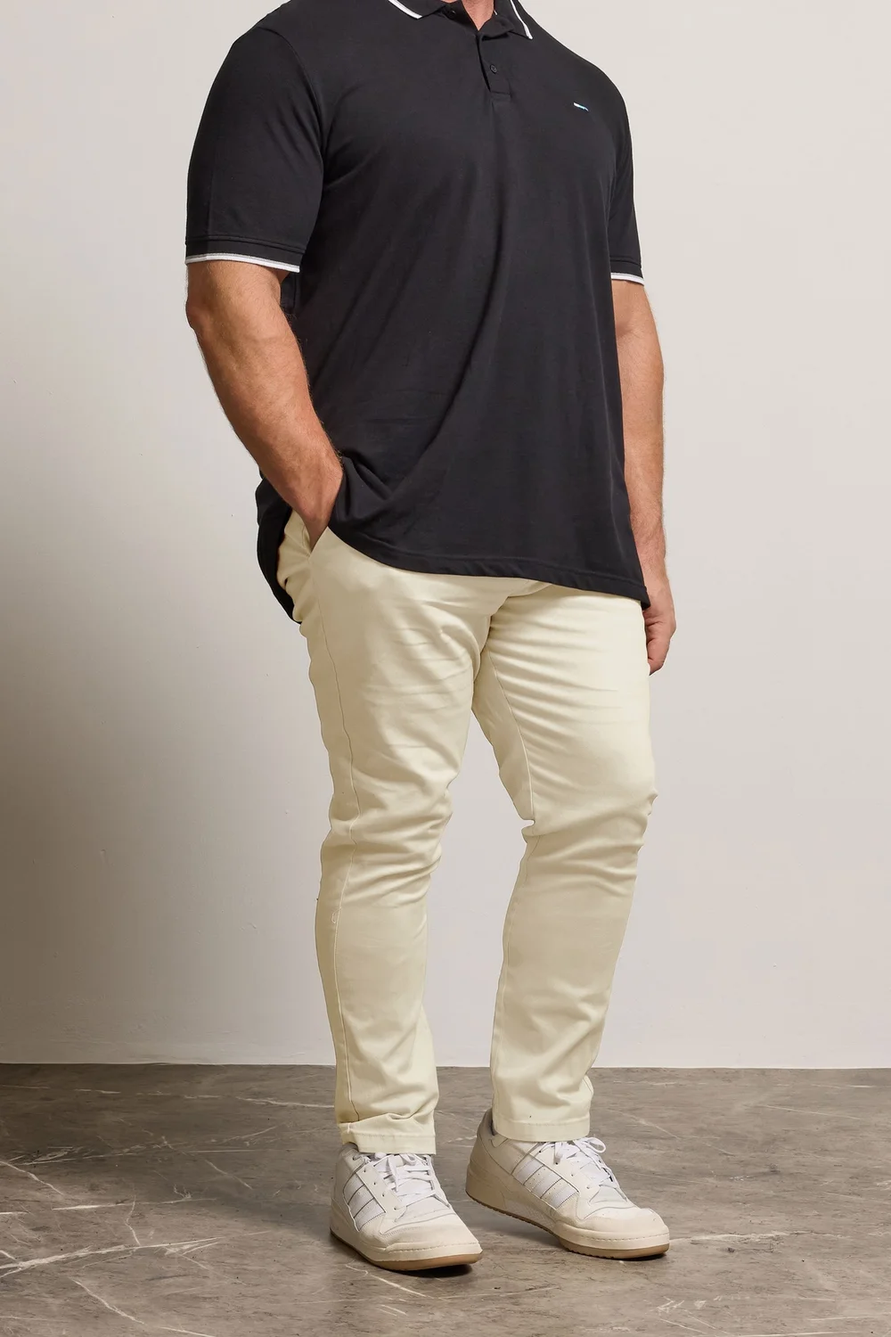 BadRhino Beige Brown Stretch Chinos - 56/L30 Image 1