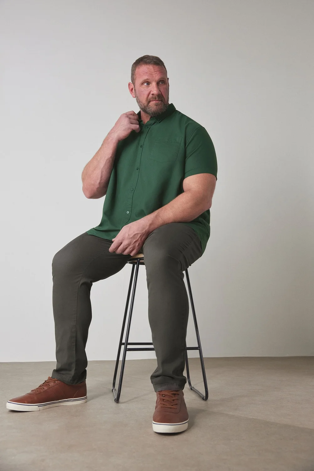 BadRhino Slate Grey Chino Trousers - 42/L30 Image 5