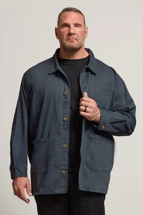 BadRhino Navy Blue Overshirt - 5-6XL Image 1