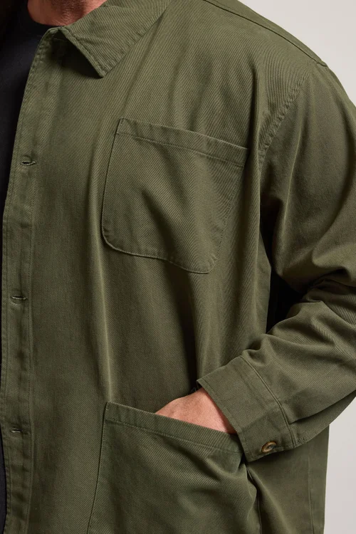 BadRhino Khaki Green Overshirt - 7-8XL Image 4