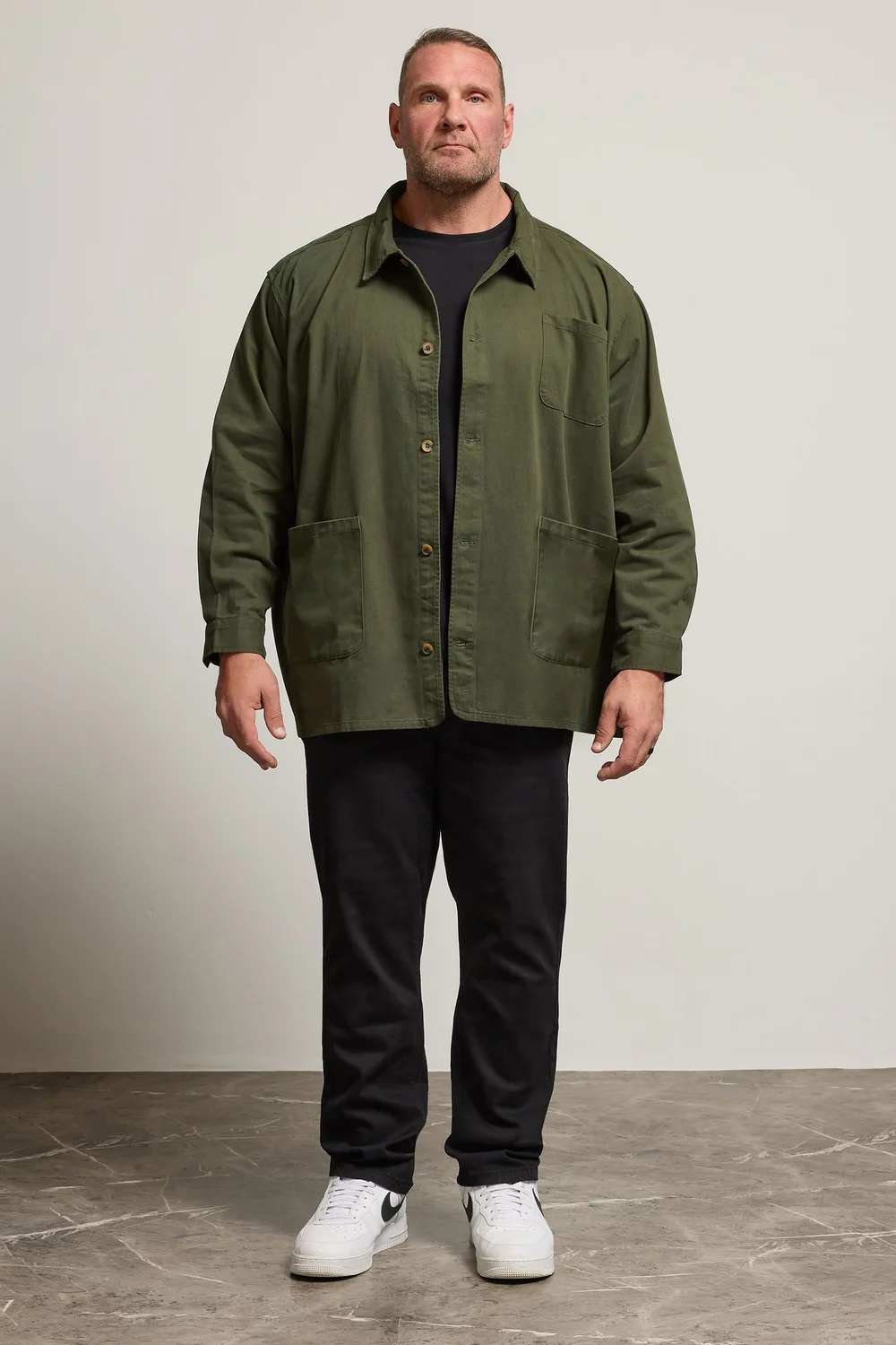 BadRhino Khaki Green Overshirt - 7-8XL Image 2
