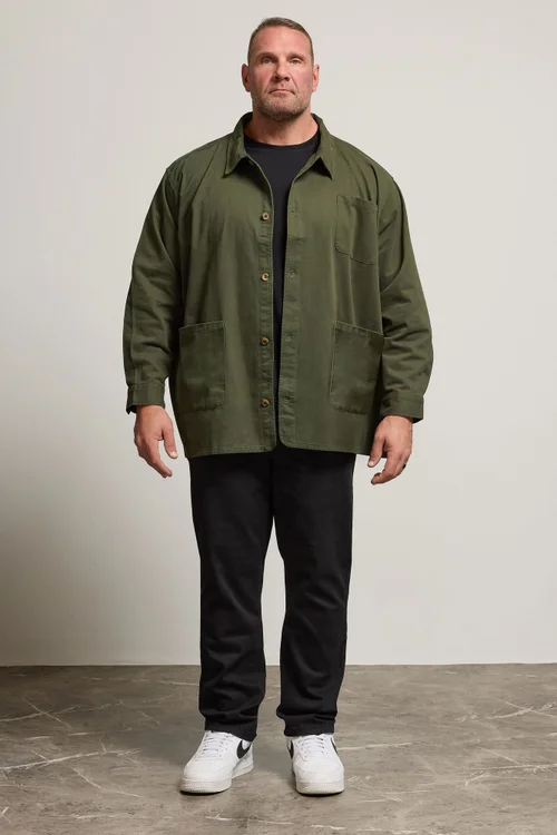 BadRhino Khaki Green Overshirt - 7-8XL Image 2