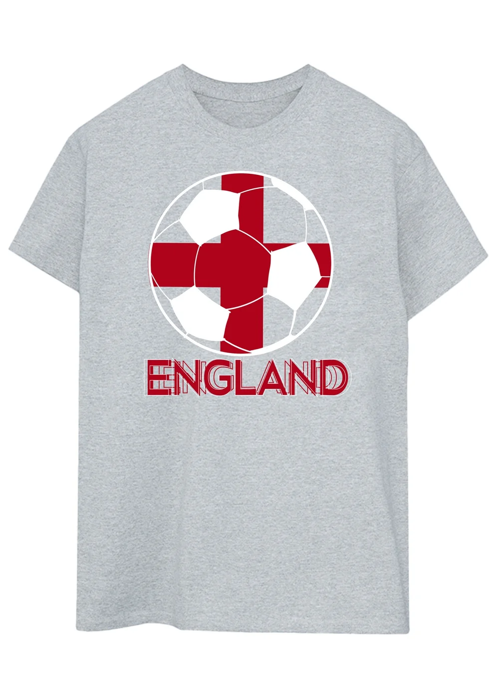 Brands In England Football Grey Graphic T-Shirt - XL Image 1