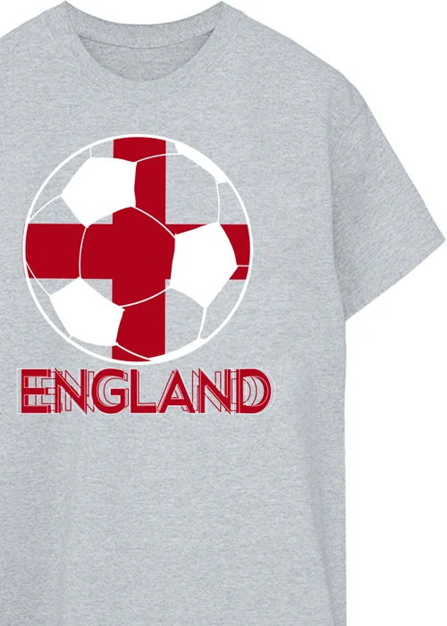 Brands In England Football Grey Graphic T-Shirt - XL Image 2