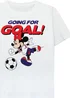 Disney Minnie Mouse Football Kids White Graphic T-Shirt (3-13 Years) - Age 3-4 Years Image 2