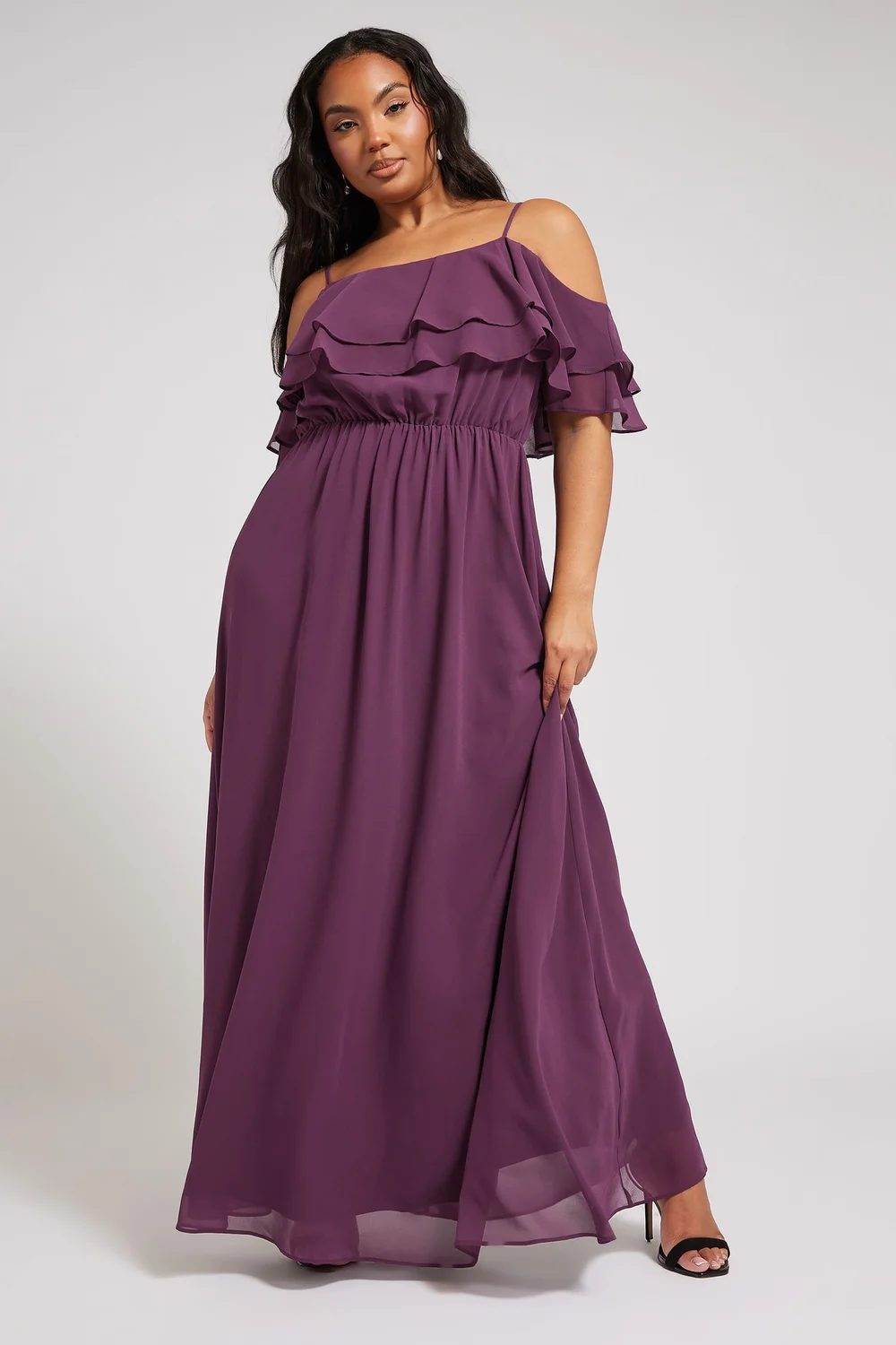 london style maxi dresses Rare London high shine satin open back scarf detail maxi dress in red