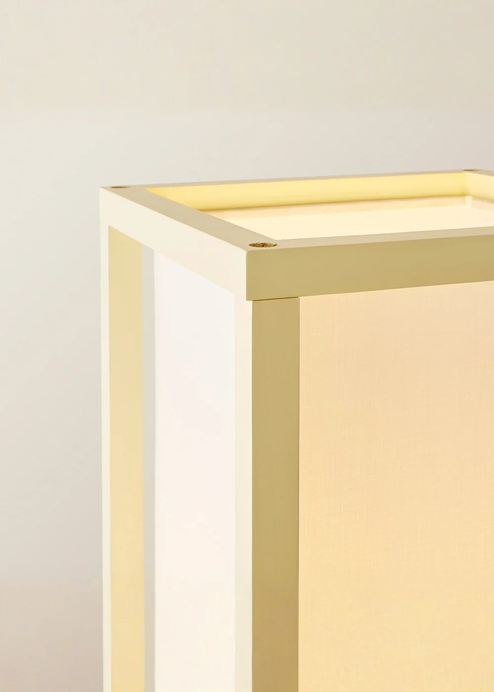 ValueLights Struttura Yellow Wood Shelving Floor Lamp - One Size Image 5