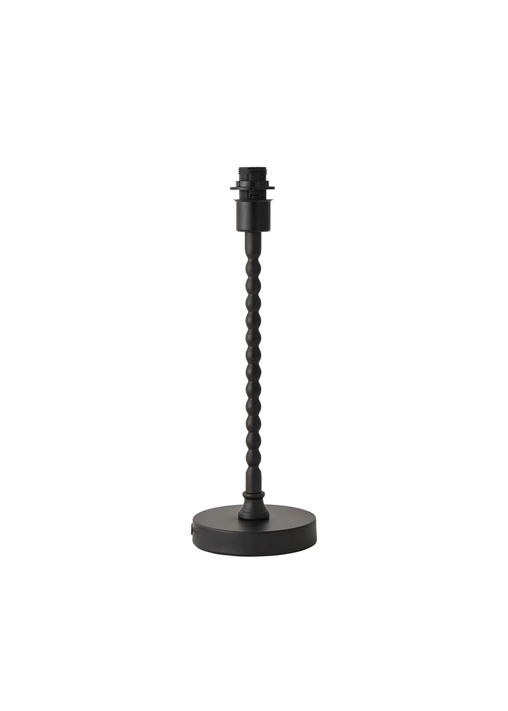ValueLights Maeve Matte Black Bobbin Table Lamp Base - One Size Image 3