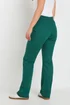 Long Tall Sally Green Jersey Fitted Straight Leg Joggers - Size 18, Leg 34 Image 3