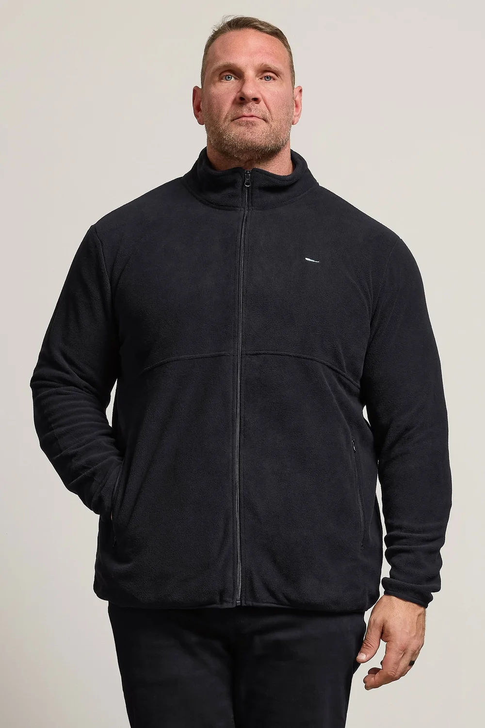 BadRhino Black Essential Zip Through Fleece - 3XL Image 1