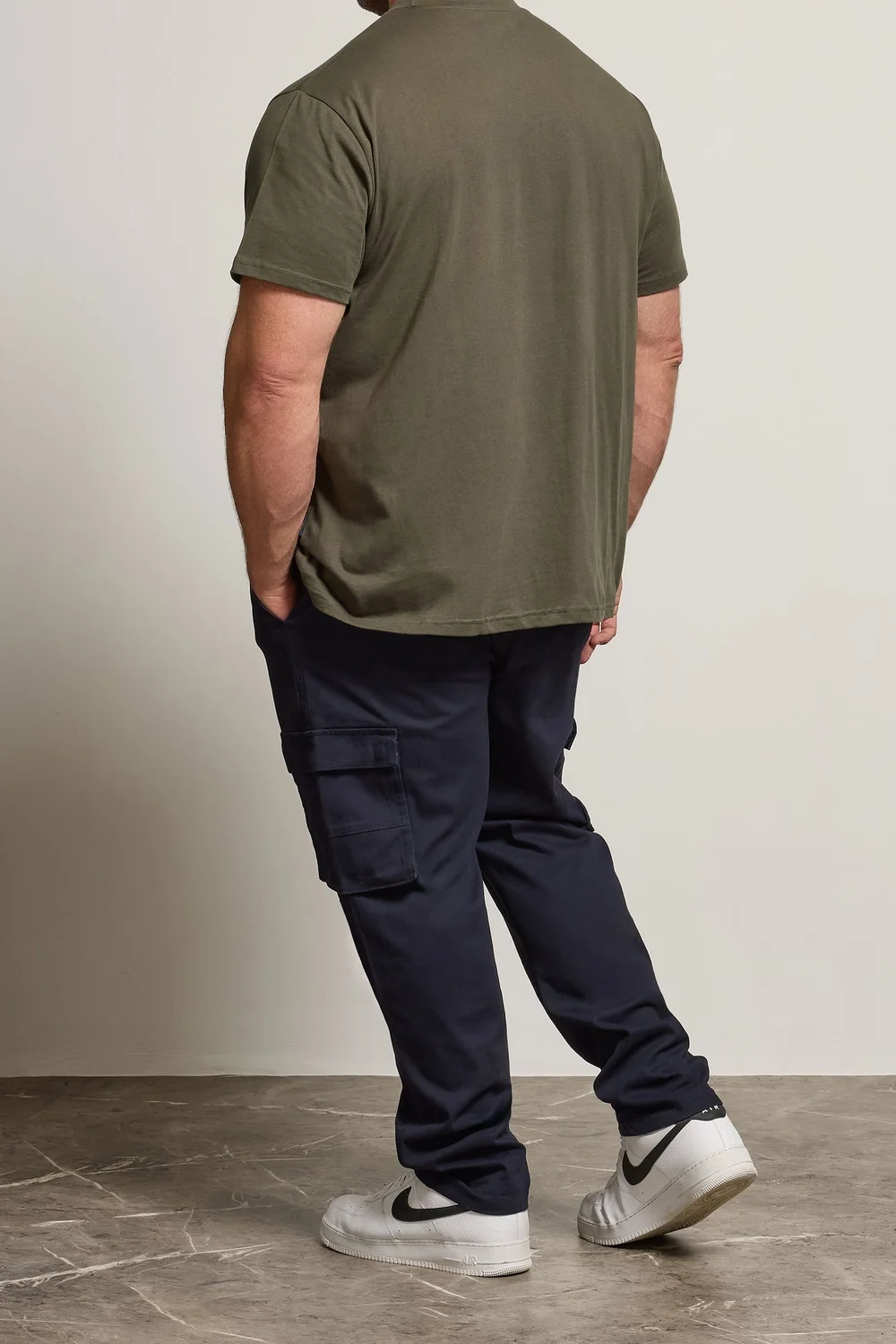 BadRhino Navy Blue Stretch Combat Cargo Trousers - 38/L30 Image 4