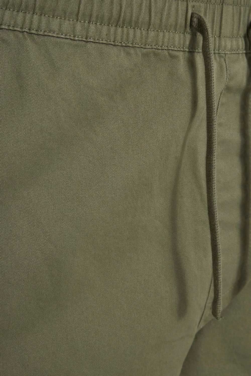BadRhino Khaki Green Stretch Elasticated Waist Chino Shorts - 7-8XL Image 5