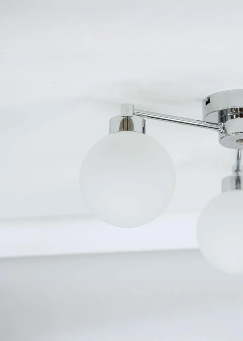 ValueLights Jonah Chrome 3 Arm Ceiling Light - One Size Image 5
