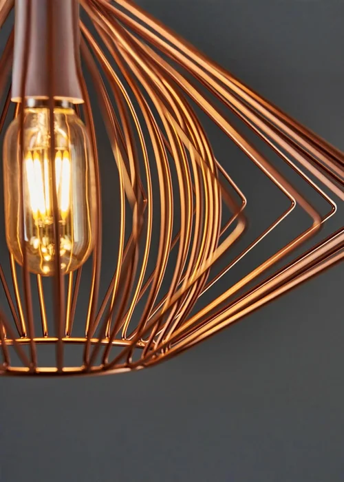 ValueLights Sinat Copper Easy Fit Ceiling Light Lampshade - One Size Image 4