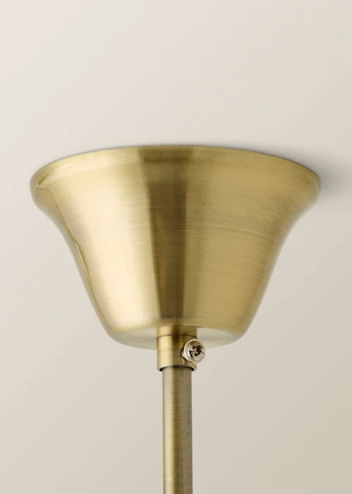 ValueLights Memphis Antique Gold Twist 5 Way Celling Light - One Size Image 5