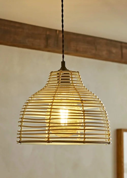 ValueLights Lobster Pot Cream Easy Fit Ceiling Lampshade - One Size Image 1