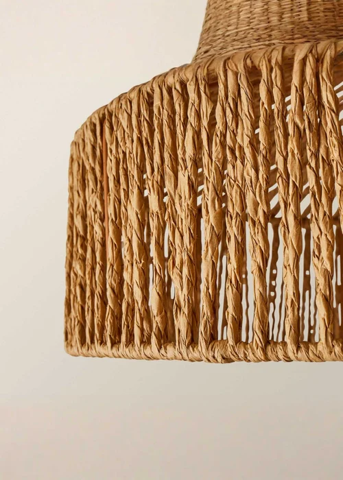 ValueLights Elcano Woven Rope Easy Fit Ceiling Lampshade - One Size Image 5