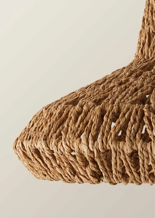 ValueLights Hamilton Natural Rope Easy Fit Ceiling Lampshade - One Size Image 4