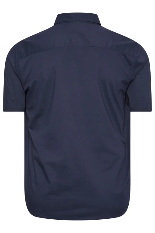 BadRhino Navy Blue Stretch Short Sleeve Shirt - 2XL Image 4