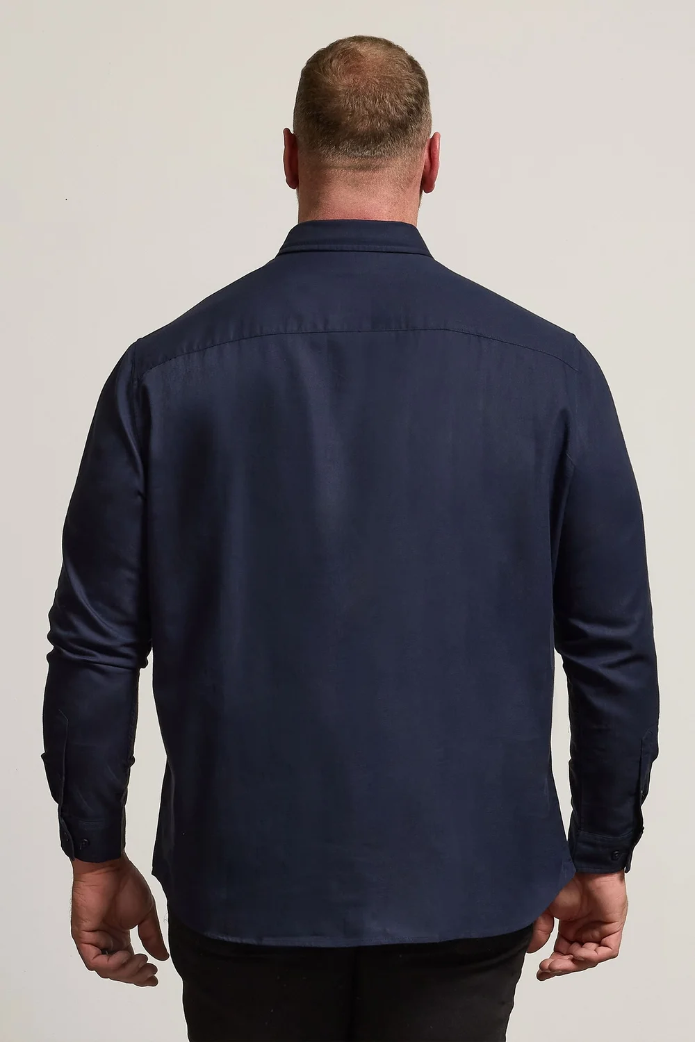 BadRhino Navy Blue Long Sleeve Oxford Shirt - 2XL Image 4