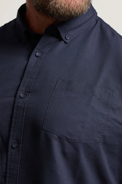 BadRhino Navy Blue Long Sleeve Oxford Shirt - 2XL Image 5