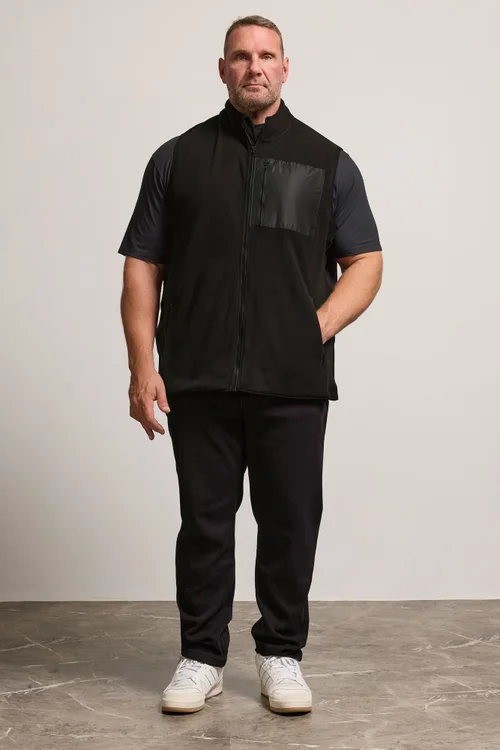 BadRhino Black Fleece Pocket Gilet - L Image 2