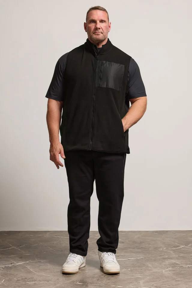 BadRhino Black Fleece Pocket Gilet