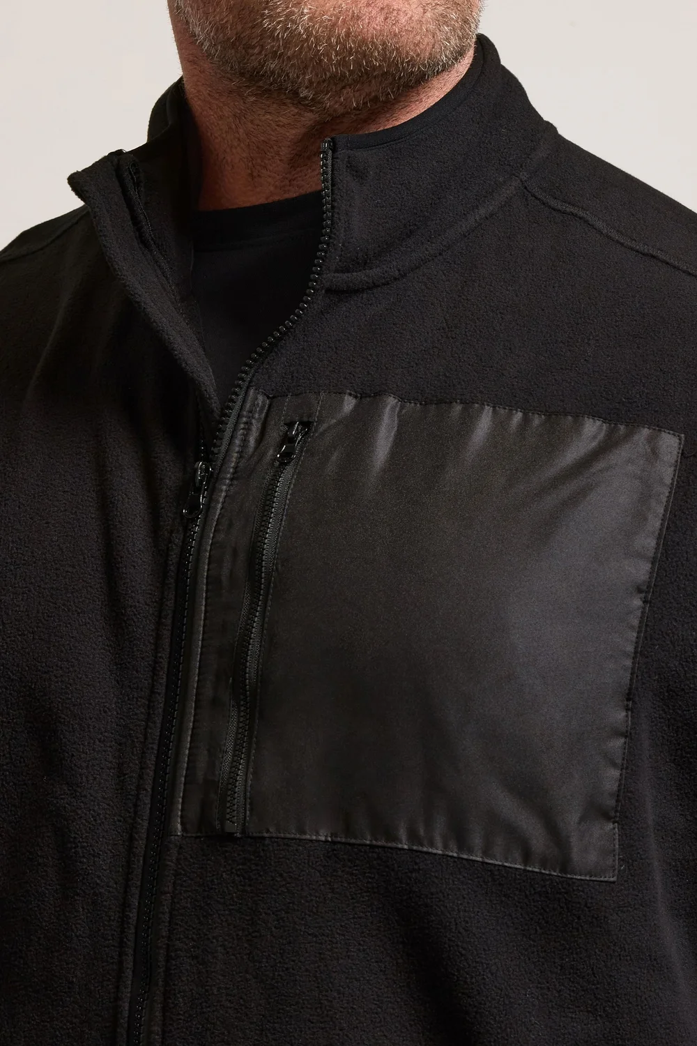 BadRhino Black Fleece Pocket Gilet - L Image 4