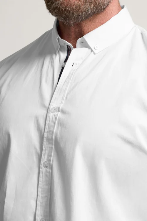 BadRhino White Poplin Shirt - 7-8XL Image 4