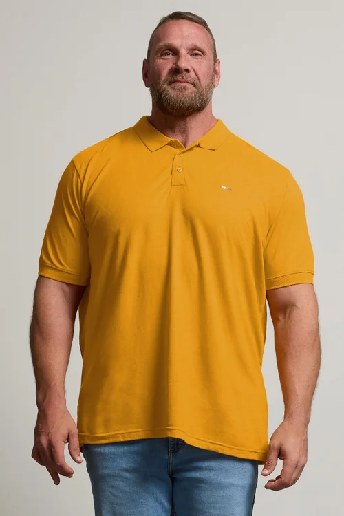 BadRhino Mustard Yellow Core Polo Shirt - XL Image 1