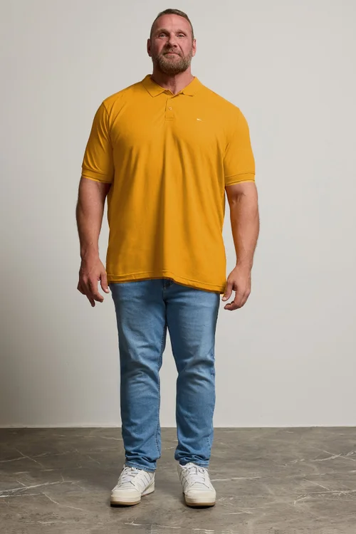 BadRhino Mustard Yellow Core Polo Shirt - XL Image 2