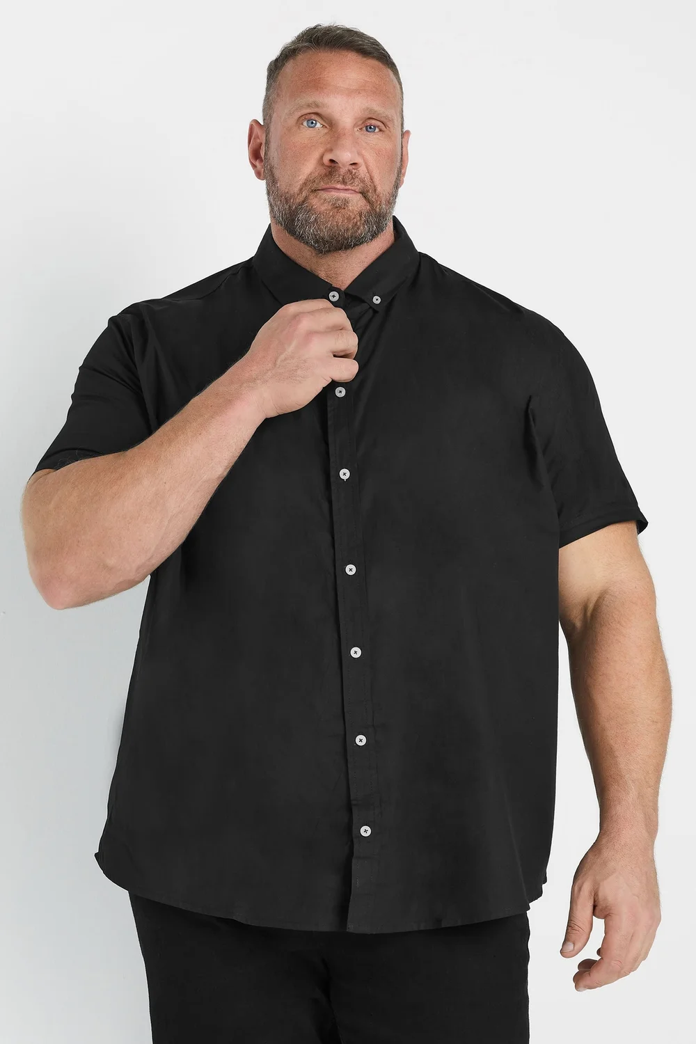 BadRhino 2 Pack Black Short Sleeve Poplin Shirts - 2XL Image 2