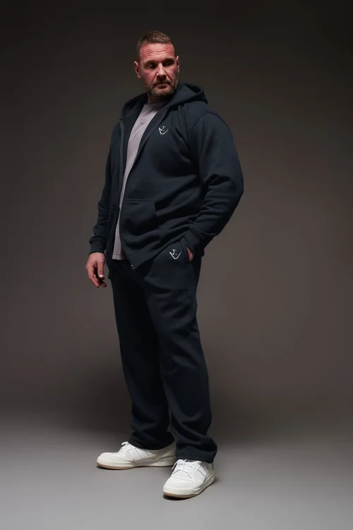 BadRhino Big & Tall Navy Blue Rest Day Joggers - 4XL Image 1