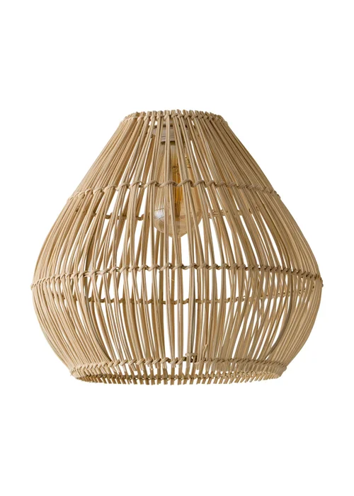 ValueLights Vine Natural Rattan Easy Fit Ceiling Lampshade - One Size Image 2