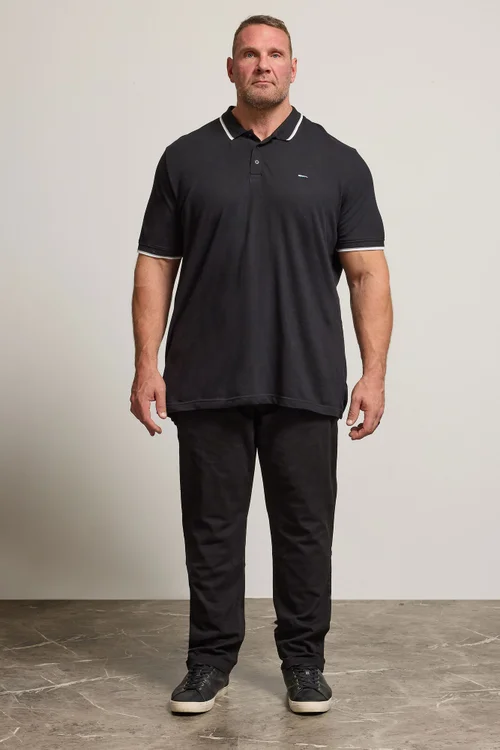 BadRhino Black Elasticated Waist Chinos - L/L34 Image 3