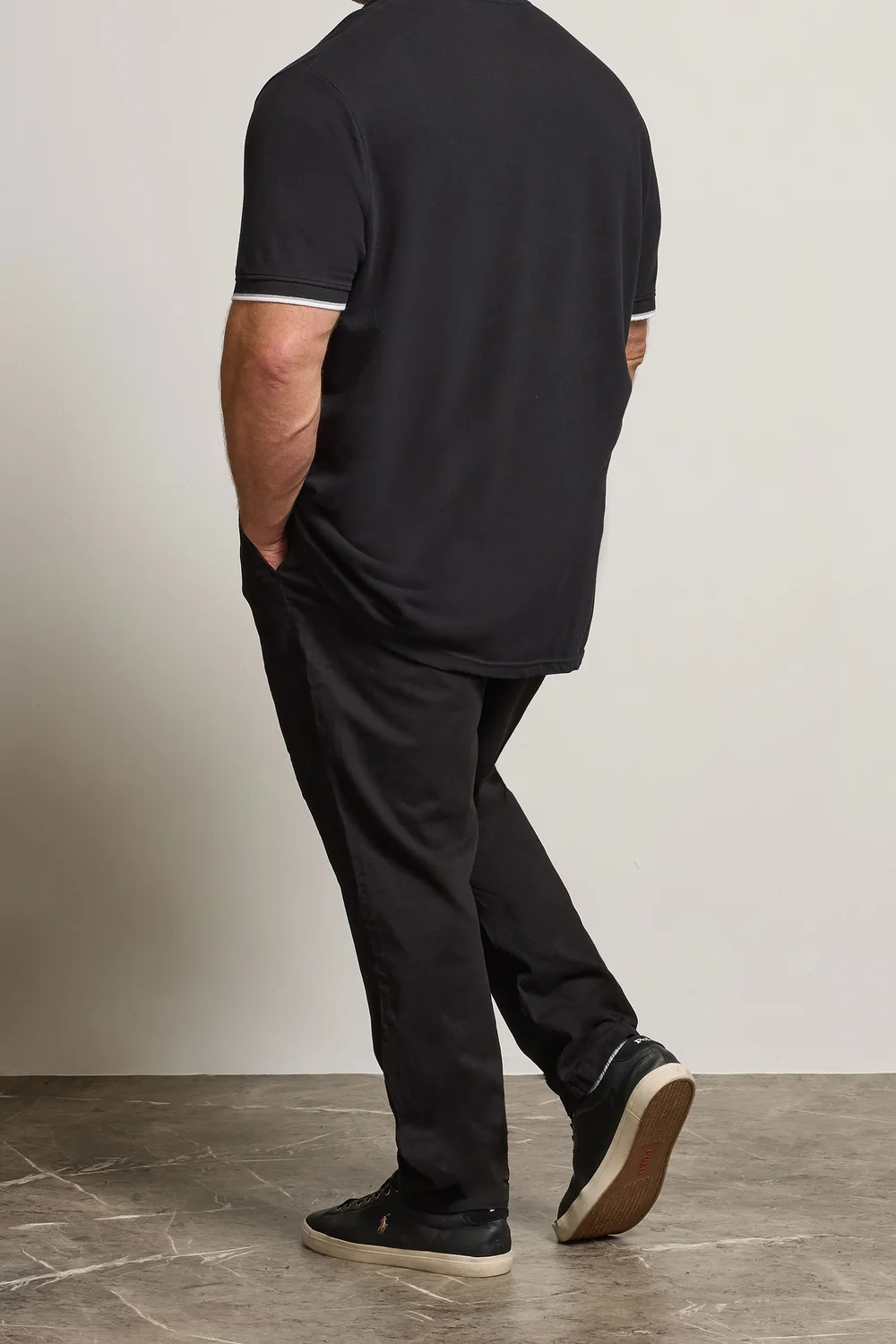 BadRhino Black Elasticated Waist Chinos - L/L34 Image 4