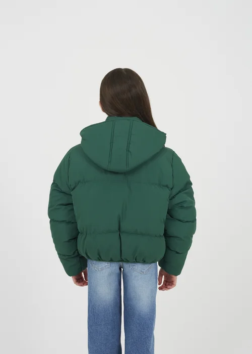 Brave Soul Green Hooded Padded Jacket (7-13 yrs) - 7-8 Yrs Image 2