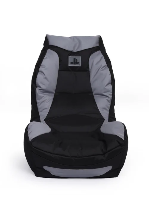 Kaikoo Grey-Black PSP Teen Gaming Chair - One Size Image 1