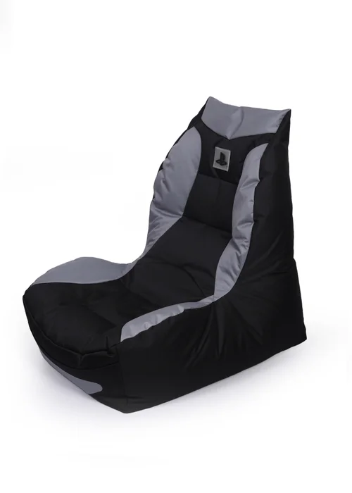Kaikoo Grey-Black PSP Teen Gaming Chair - One Size Image 3