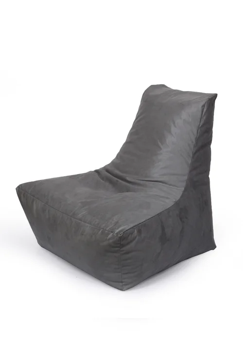 Kaikoo Grey Brushed Large Slam Lounger Chair - One Size Image 2